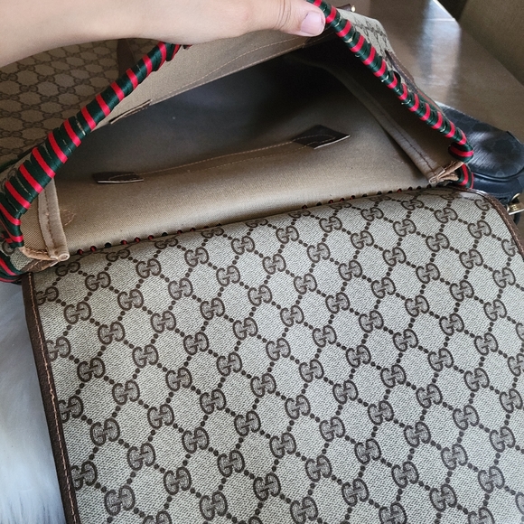 100% Authentic Gucci vintage GG canvas tote bag - Picture 4 of 16